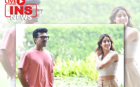 The entertainment world was set ablaze as global superstar Ram Charan  and Jhanvi Kapoor -  latest cinematic masterpiece, RC16