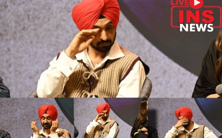 Diljit Dosanjh upcoming film Amar Singh Chamkila, was seen getting teary-eyed.