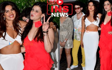 Priyanka Chopra, Nick Jonas Attend Mannara Chopra’s Birthday Bash