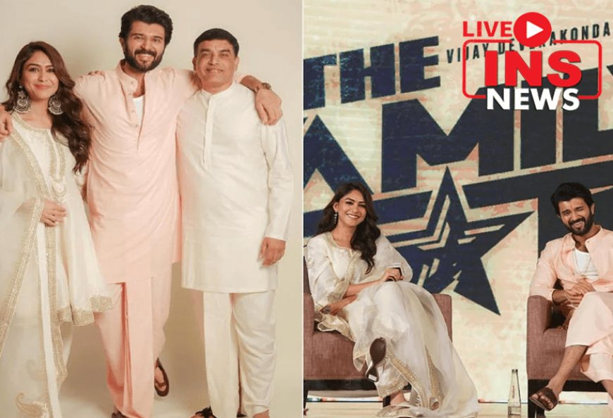 .Mrunal Thakur And Vijay Deverakonda Weave A Beautiful Ethnic Dream In Chic Pastel Outfits
