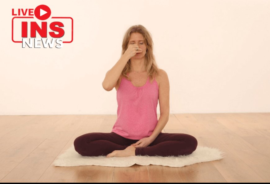 World Health Day - ‘Naadi Shodhana Pranayama’ to calm down the nervous system and go to bed.