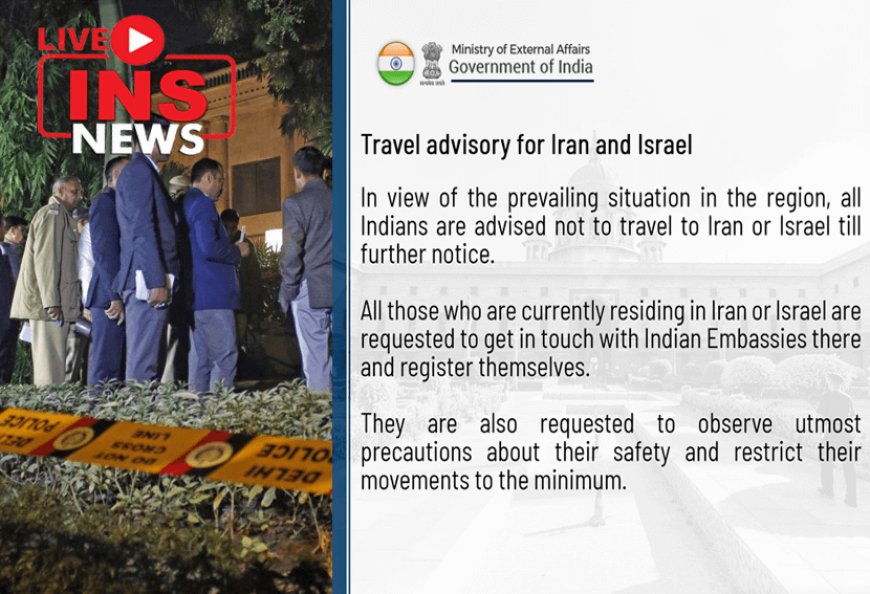 All Indians are advised not to travel to Iran or Israel till further notice- MEA