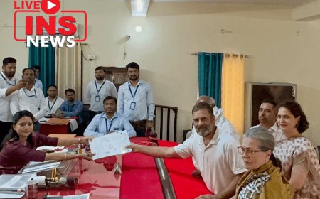 Congress leader Rahul Gandhi today field nomination papers for the Raebareli Lok Sabha seat