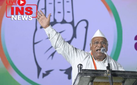 Reacting to Prime Minister Narendra Modi's "don't run away" jibe Kharge mocked PM Modi, saying, "Khud Bhag Ke Varanasi Aaye