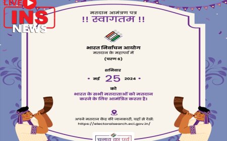 Election Commission of India sent attractive invitations and appealed to the voters to vote.
