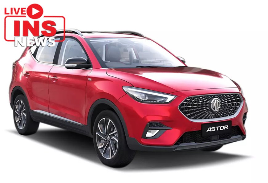 MG Astor facelift and these images reveal an entirely new look front end of this compact SUV.