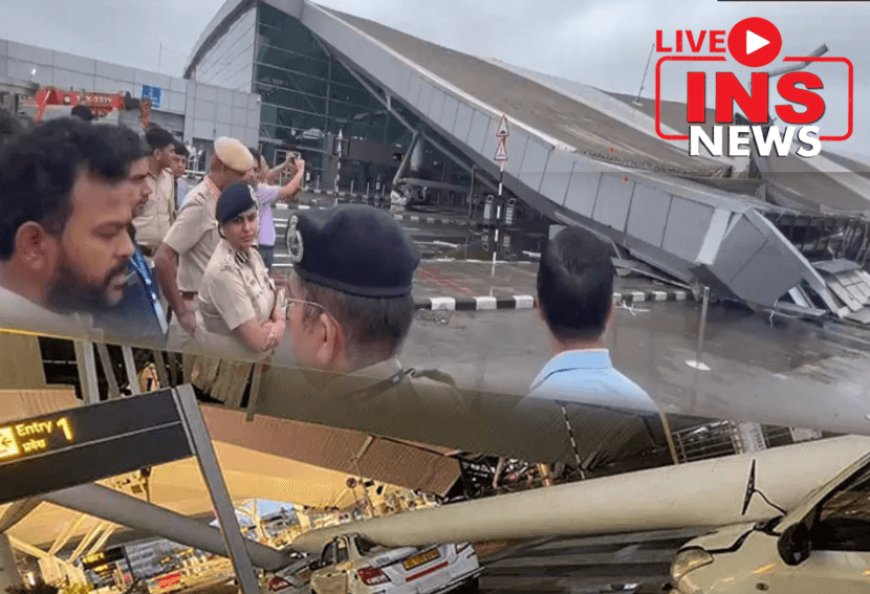 The roof of Terminal 1 of Indira Gandhi International Airport (IGI) has collapsed! When was this part of the terminal constructed and who inaugurated it.?