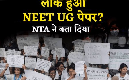 CJI asked NTA should it be believed that the NEET paper was leaked?