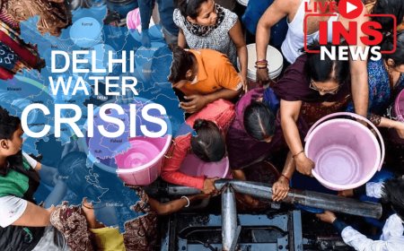 Water crisis in Delhi - People in Delhi are facing two-pronged attack from nature and administration. There is no water in the taps for a month and on top of that there is heavy humidity.
