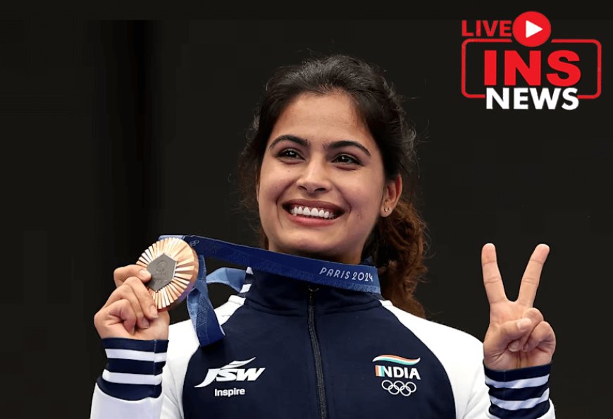 Olympics 2024 - Manu Bhaker created history in the air pistol mixed team event!