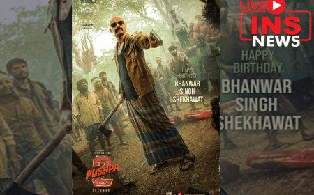 Pushpa 2' have shared a new poster wishing Fahadh Faasil on his birthday,