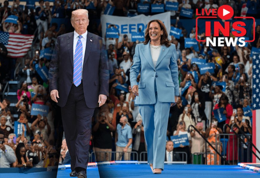 Tough contest between Republican candidate former President Donald Trump and Democratic candidate Kamala Harris! Kamala Harris still ahead of Trump