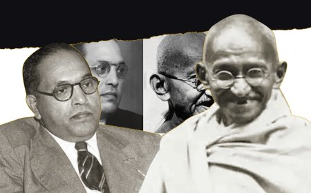 Why was Bhimrao Ambedkar a staunch opponent of Mahatma Gandhi?