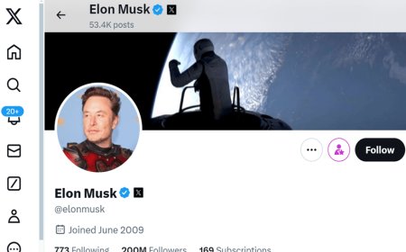 Elon Musk becomes the first person to reach 200 million followers on social media platform X! Former US President Barack Obama is in second place with 131.9 followers.