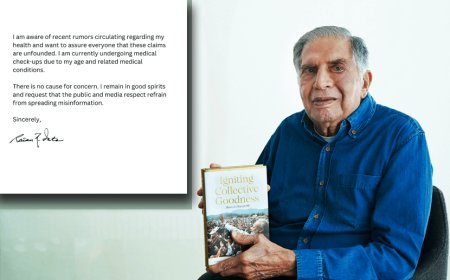Industrialist, philanthropist and Tata Sons Chairman Ratan Tata himself gave an update on his condition. Rumors put to a halt!