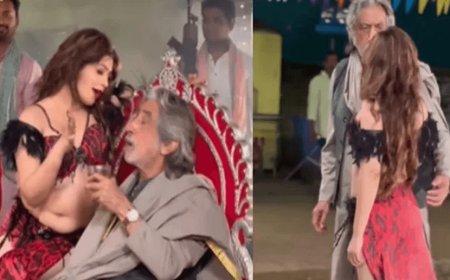 Shraddha Kapoor stop your father Shakti Kapoor! Now at the age of raising grandchildren, what are they doing?