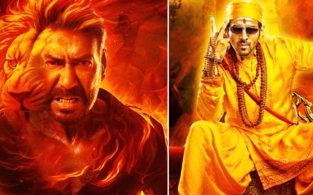 'Singham Again' and 'Bhool Bhulaiyaa 3' cross Rs 100 crore mark at the box office! Bhool Bhulaiyaa 3 picks up pace