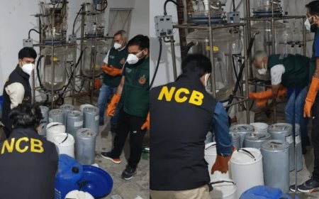 Methamphetamine manufacturing lab busted! The warden of Tihar Jail was running a lab! 95 kg drugs also recovered 