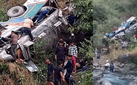 Bus fell into ditch in Uttarakhand! Bodies of more than 20 people have been removed so far