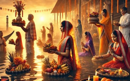 Chhath, the great festival of folk faith, is organized with great pomp and show across the country. 