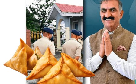 Himachal CM Sukhwinder's policemen ate samosas! Samosa eaters suspended
