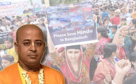 SKCON Guru Chinmoy Das Brahmachari arrested in Dhaka! A case of treason has been registered 