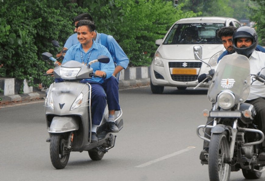 If you give a bike to your minor child then a challan of Rs 27 thousand will be issued! RC also canceled