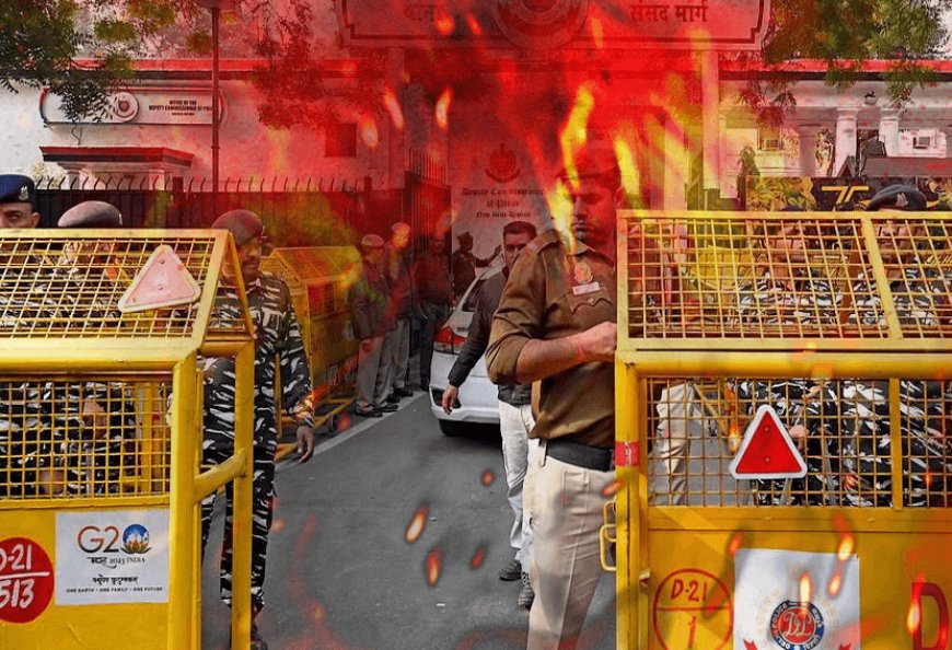 Huge explosion in the capital Delhi! heavy police force deployed