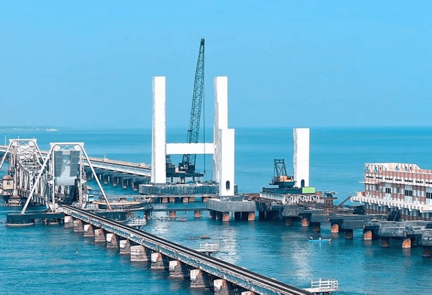 After the completion of Pamban Bridge by Indian Railways, Commissioner Railway raised questions on the bridge! investigation orders