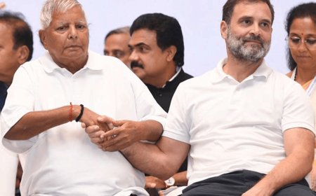 RJD chief Lalu Prasad Yadav has questioned the leadership of the Congress in the India Alliance.