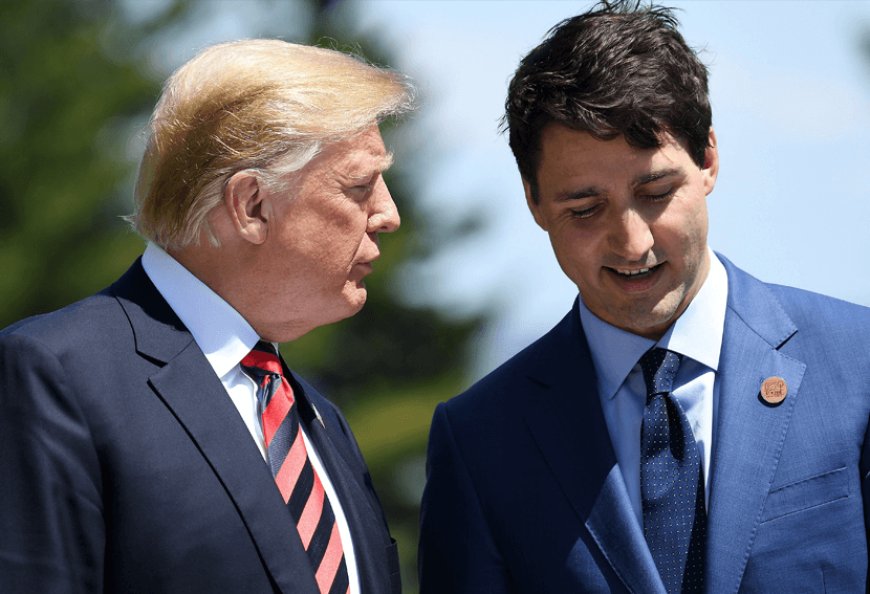 US President Donald Trump has threatened Canadian Prime Minister Justin Trudeau. If you can't manage the country, merge it with the US! 