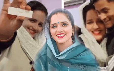 Pakistan's Seema Haider in discussion about her pregnancy! Seema Haider is expecting her fifth child! Positive Pregnancy Test Kit Shown With Husband Sachin Meena 