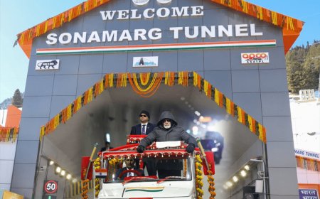 PM Modi inaugurates 6.5 -km-long Z-Morh tunnel in Jammu and Kashmir