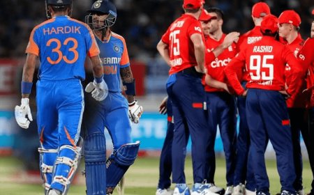 India lost the T20I series against England because of Slow Pitch