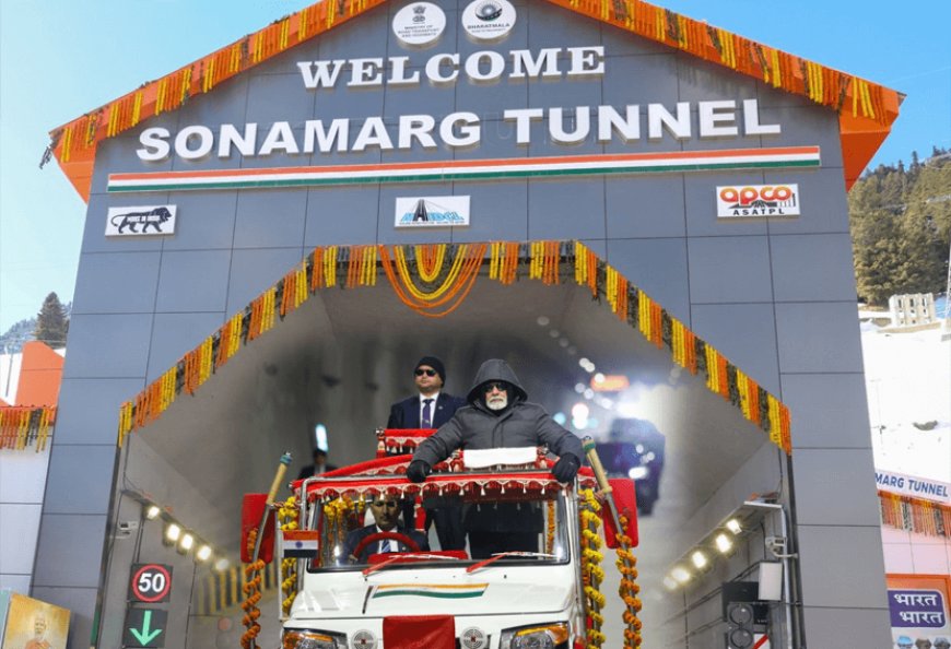 PM Modi inaugurates 6.5 -km-long Z-Morh tunnel in Jammu and Kashmir