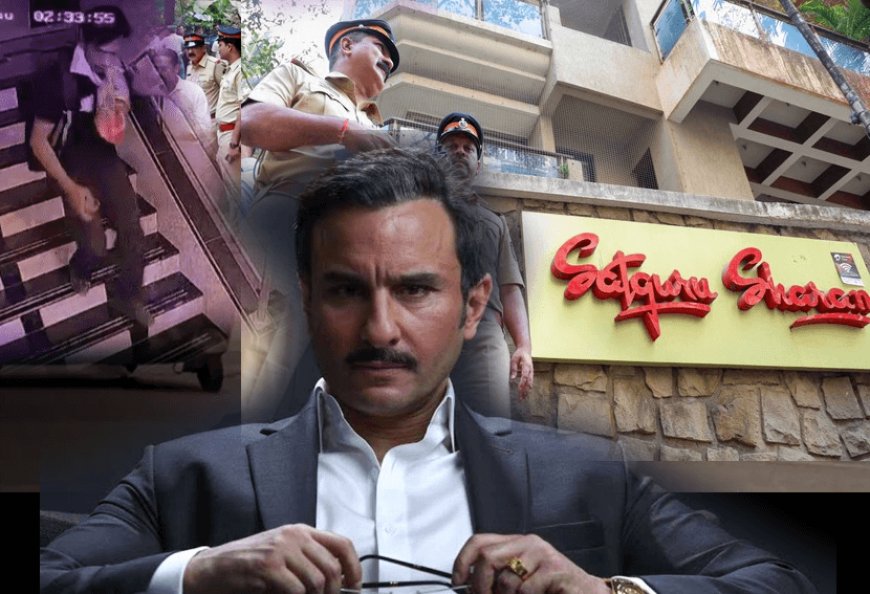 How did the man who attacked film star Saif Ali Khan finally reach the actor's house?