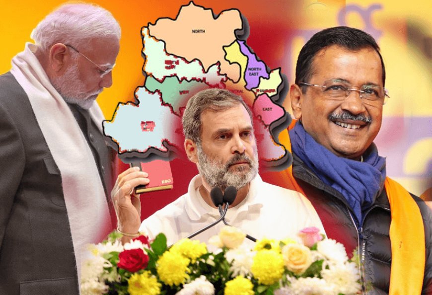 Delhi Assembly elections only on freebies! BJP, AAP and Congress announce freebies