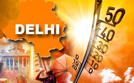 Indian Meteorological Department has warned Delhiites! Delhi's temperature will reach 42 degrees in the next two days