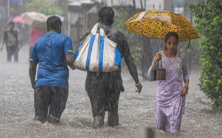 Roads jammed due to heavy rain in Mumbai! There is chaos everywhere! There is chaos