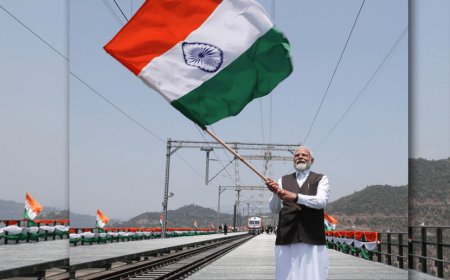 Vande Bharat train will run on the world's highest railway bridge on Chenab river