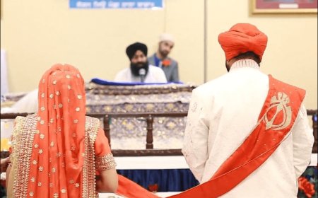 Why do Sikh brides and grooms not take seven rounds? What is the secret behind taking four rounds?