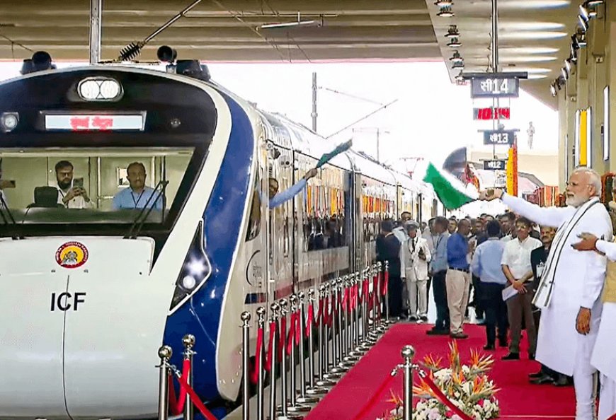 Prime Minister Narendra Modi will launch the new Vande Bharat Express train from Gorakhpur! It will run on the tracks from June 21