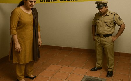Wife killed her husband in film Drishyam style! She buried her husband's body and laid tiles on top of it