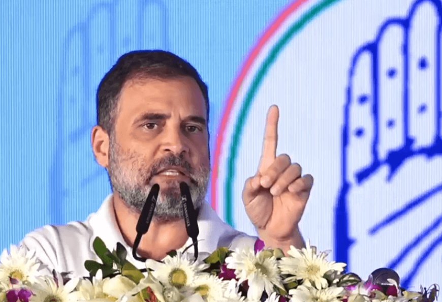 Rahul Gandhi alleged that in Bihar, 'the Chief Minister is saving his chair and the BJP ministers are earning commission. This time the election in Bihar is not just about changing the government, but about saving Bihar.'