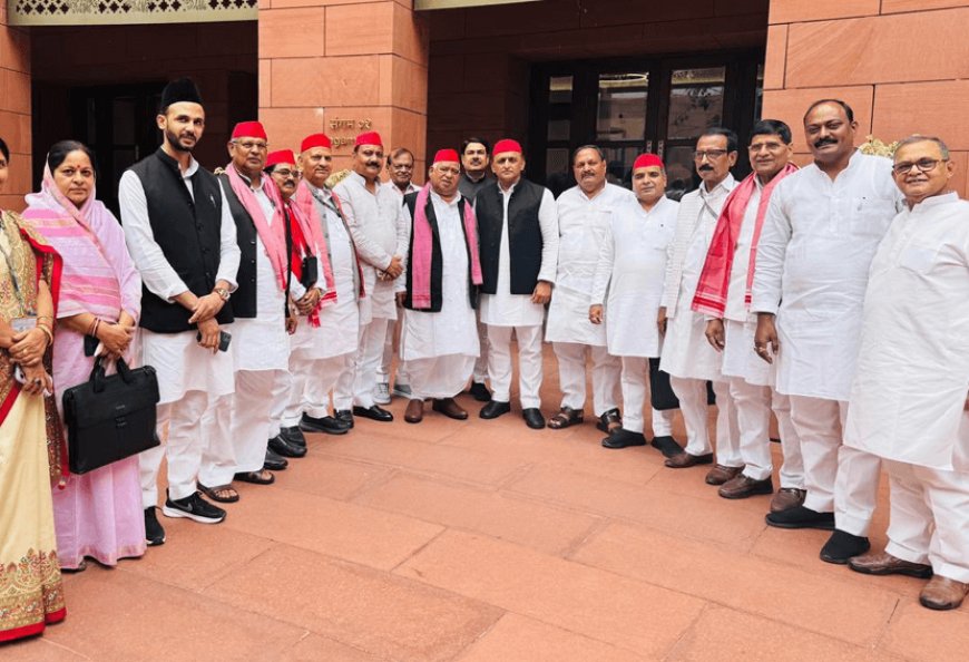 Monsoon session of Parliament begins with uproar! SP MPs launch strong attack on ruling party over Pahalgam attack