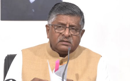 They have only one mantra, neither the law is right, nor the law is right, whatever Rahul says is right- BJP leader Ravi Shankar Prasad took a dig at Congress
