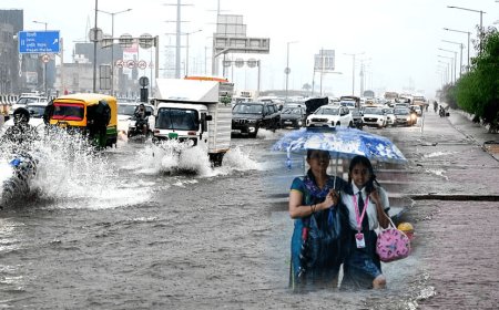 Rain has disrupted life in the capital Delhi and surrounding areas! Heavy rain alert issued