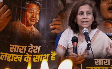 Sonam Wangchuk's wife has approached the Supreme Court to appeal his arrest! The Supreme Court will now decide on Sonam Wangchuk's arrest.