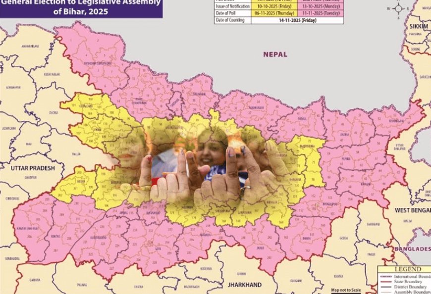 Bihar will vote on November 6th and 11th, with the results of the Bihar Assembly elections announced on November 14th. RJD and BJP are locked in a close contest.