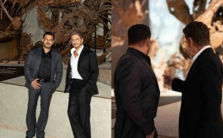 Bollywood actors Shah Rukh Khan and Salman Khan, once bitter rivals, have put their grievances behind them and were spotted hanging out together in Dubai.